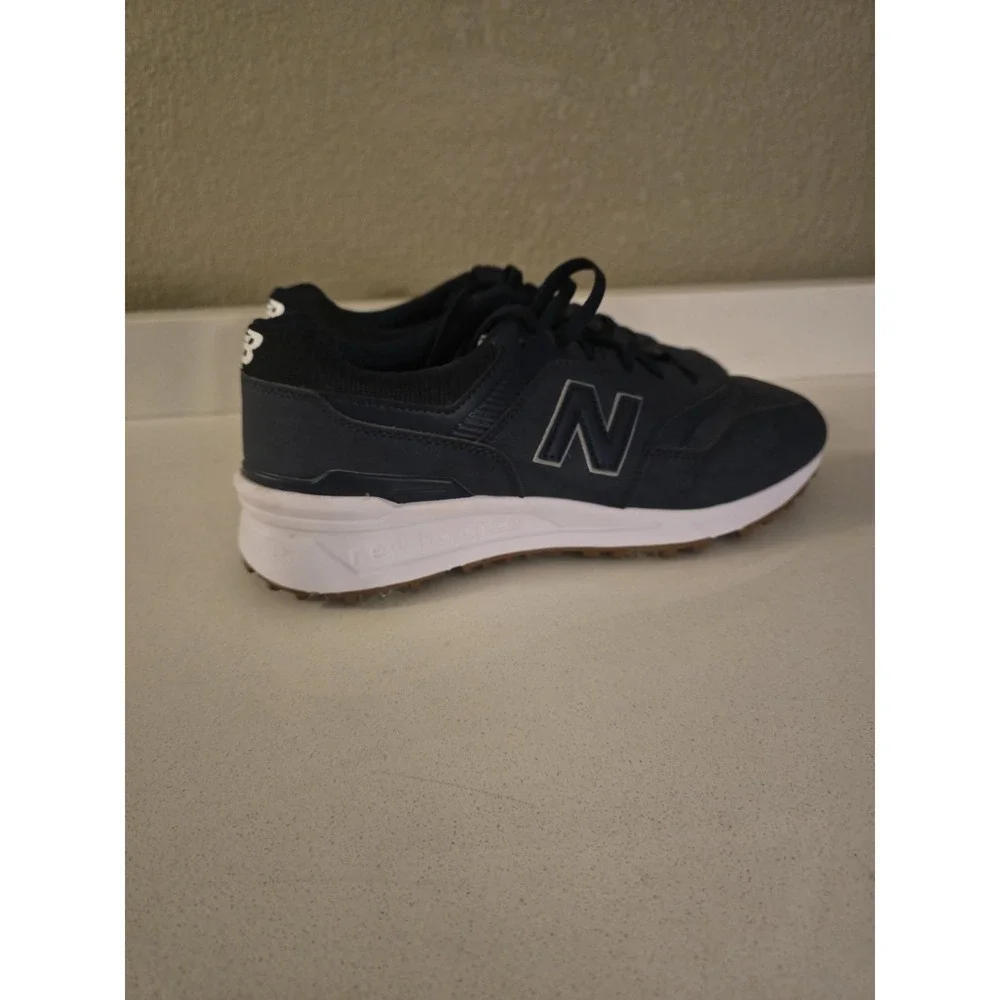 New Balance 997 Spiked Golf Shoes - Navy Blue